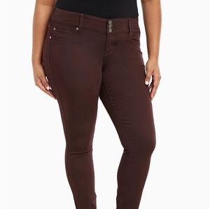 NWT Torrid Jegging - Oxblood XTall